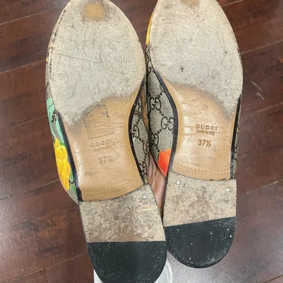 Authentic Gucci floral princetown mules - Picture 3 of 5